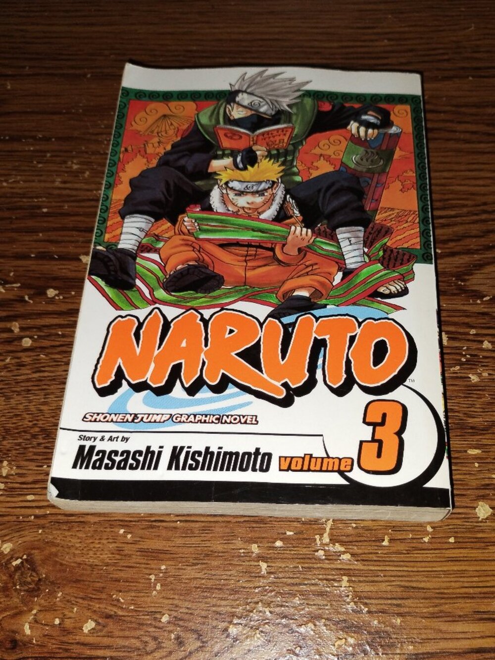 Naruto Vol. 3 Manga in English by Tite Kobo (Shonen Jump / Viz Media)